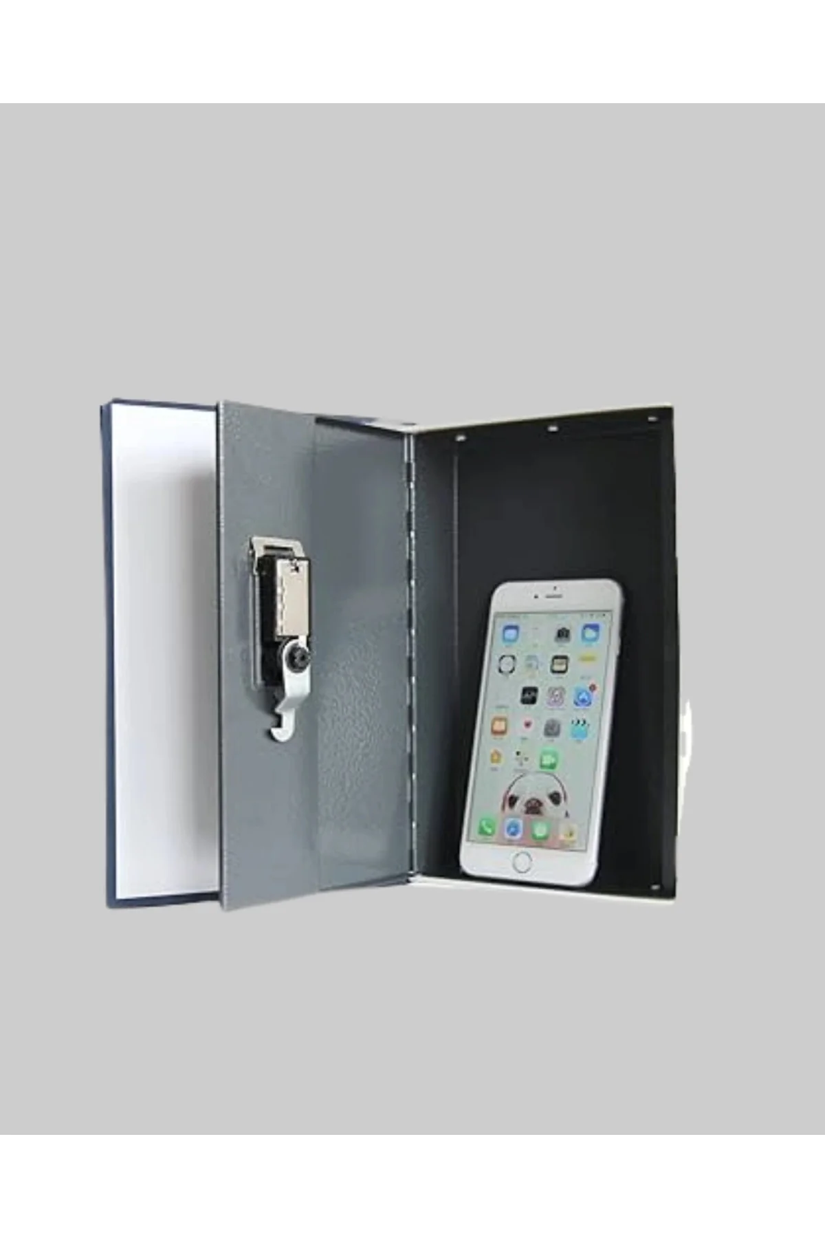 Gizli Kitap Kasa – Metal Gövdeli, Anahtarlı