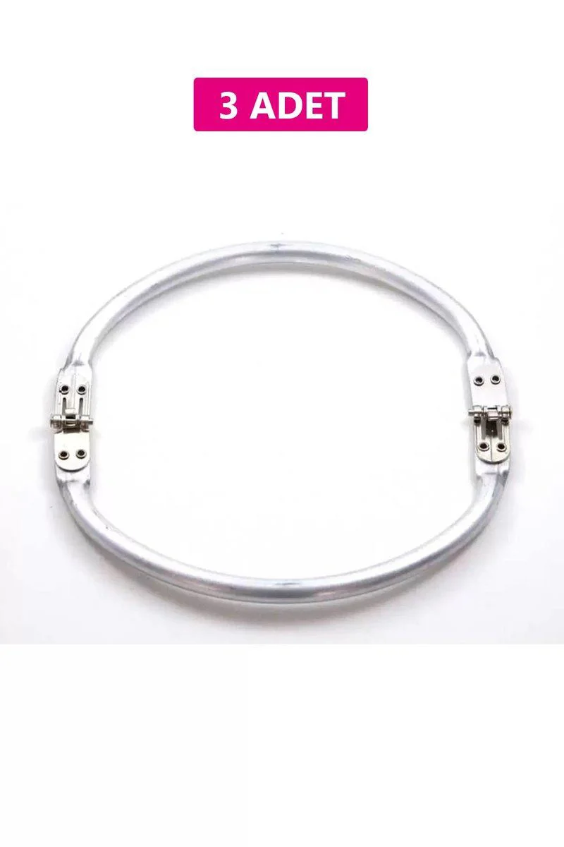 Gizli Metal Oval Çanta Bursu – 3 Adet – 19 cm Çanta Aparatı, Çanta Aksesuarı Fiyatı, Yorumları ve Özellikleri