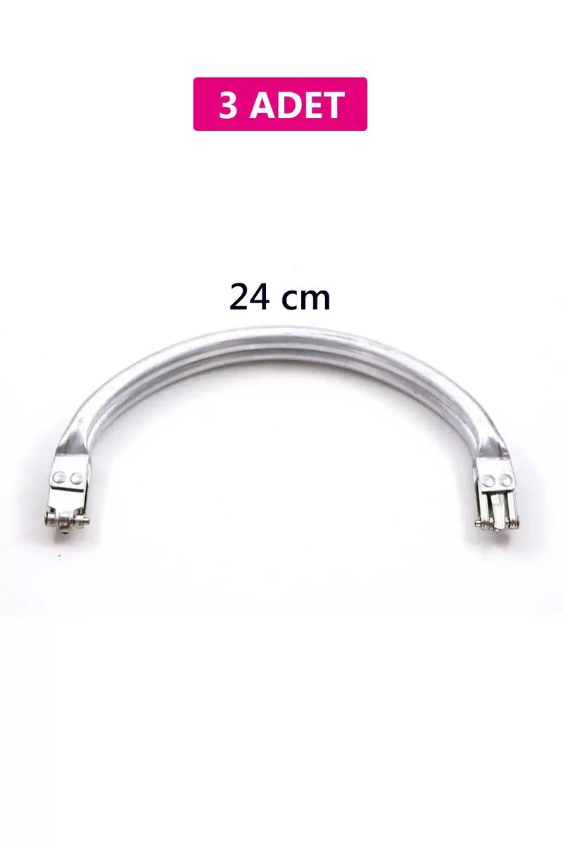 Gizli Metal Oval Çanta Bursu – 3 Adet - 24 cm | Metal Çanta Aparatı Fiyatı, Yorumları ve Özellikleri