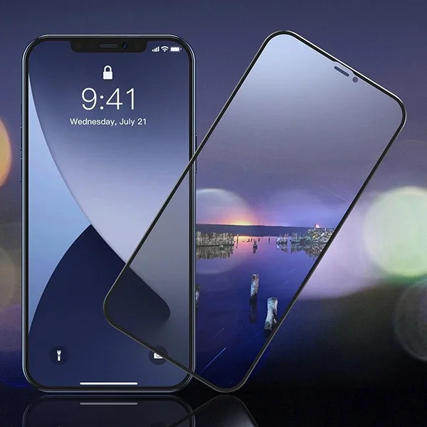Gizlilik Camı iPhone 12/12 Pro 6.1 - Çift Pak Anti Spy 0,23 mm