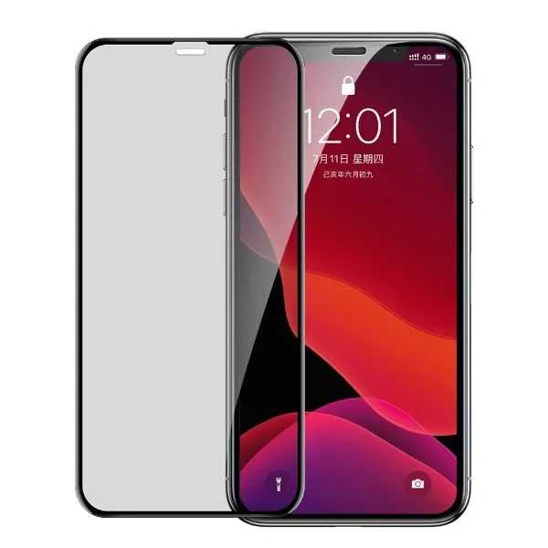 Gizlilik Camı iPhone 11 Pro/XS/X 0,23 mm Anti-Spy 2’li Set