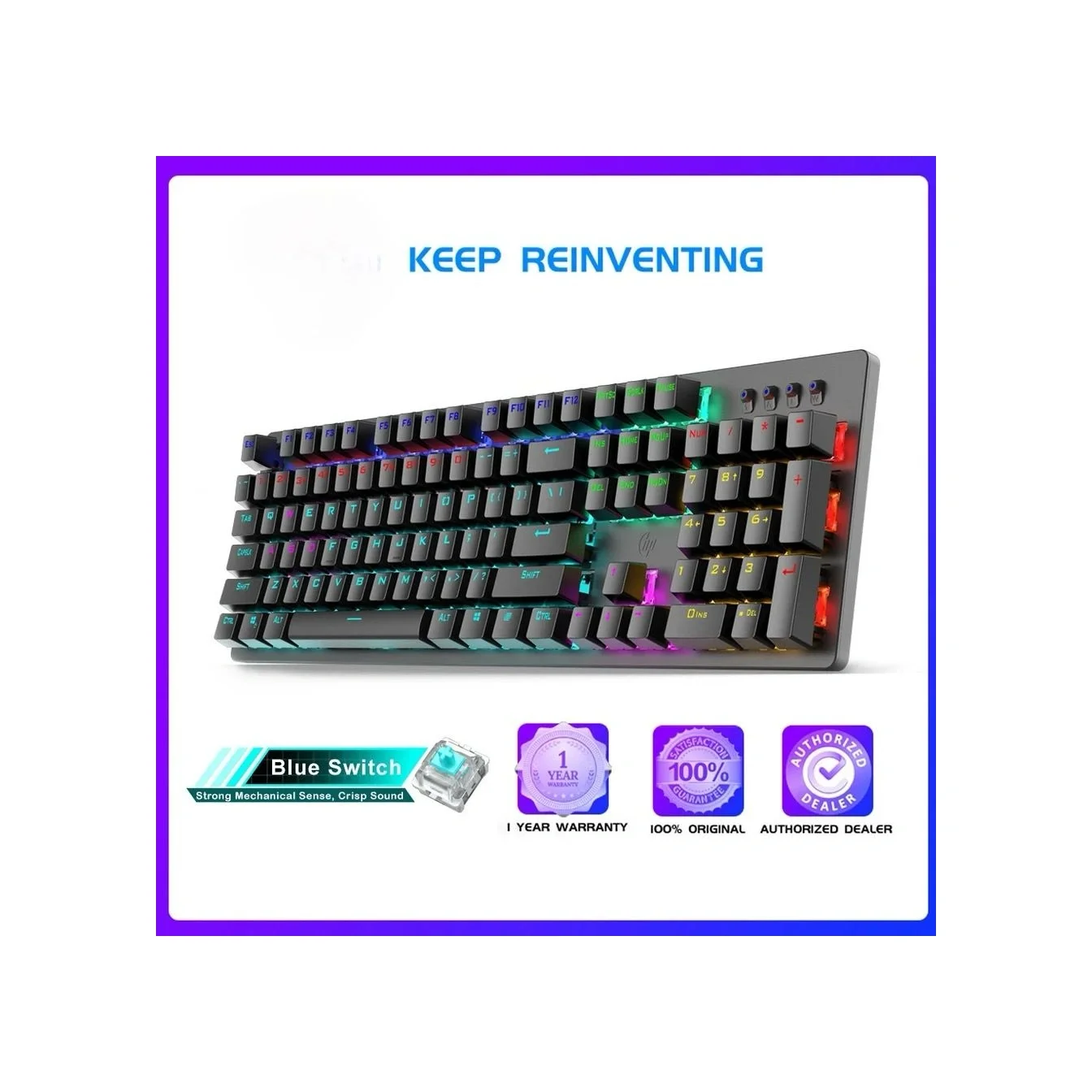 Gk100f Mechanical Klavye