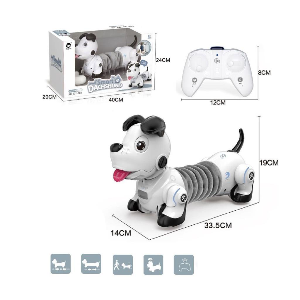 GL-777-603 Uzaktan Kumandalı Işıklı ve Sesli Sevimli Akıllı Köpek GL-777-603 Uzaktan Kumandalı Işıklı ve Sesli Sevimli Akıllı Köpek