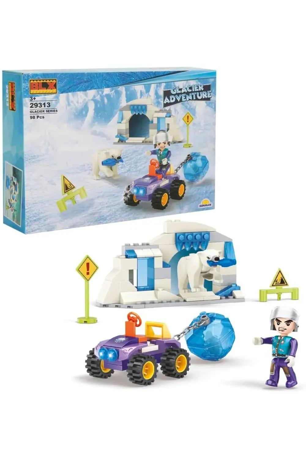 Glacier Adventure Set 1 Figürlü 98 Parça 395519