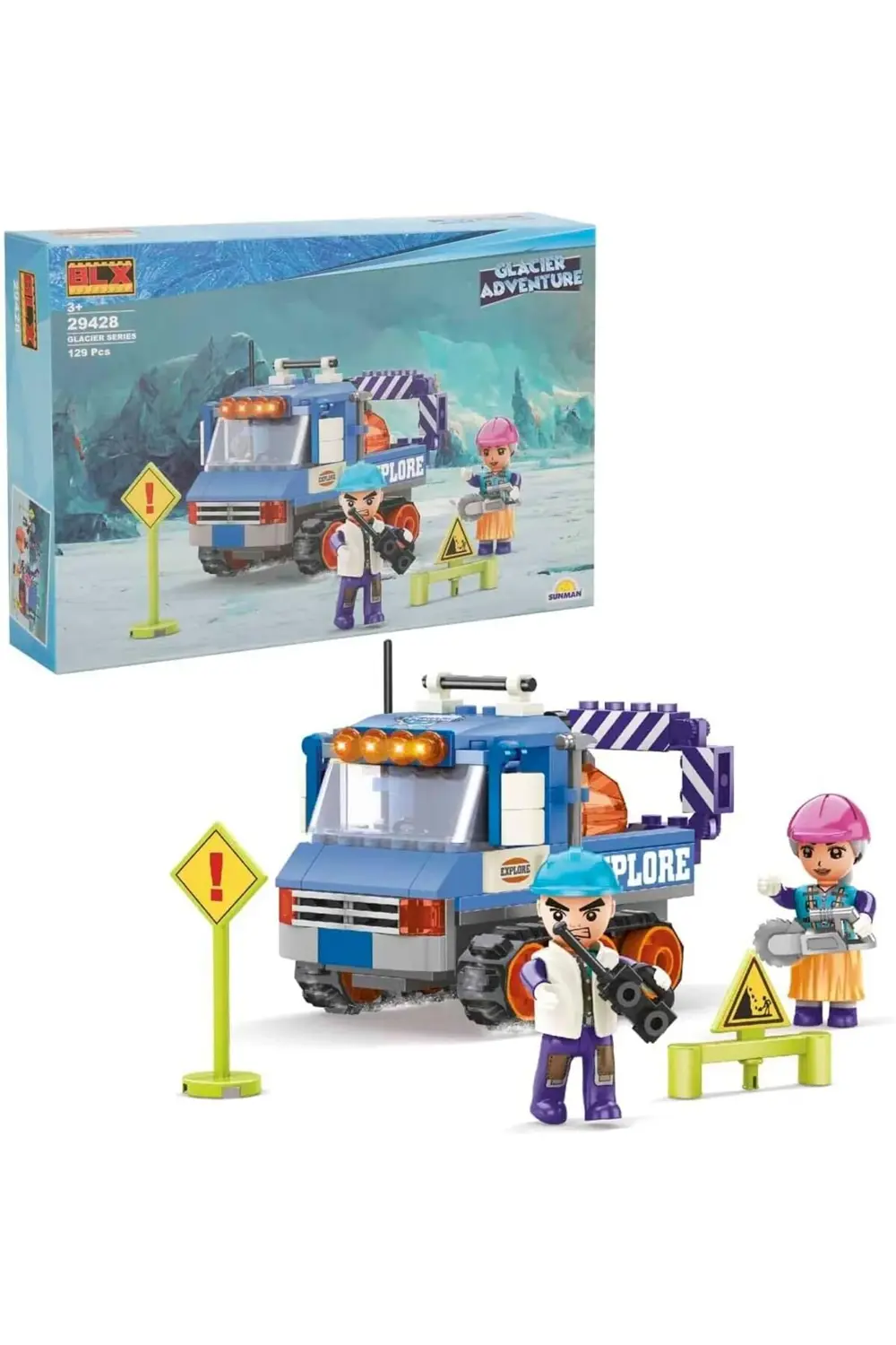 Glacier Adventure Set 2 Figürlü 129 Parça 395519