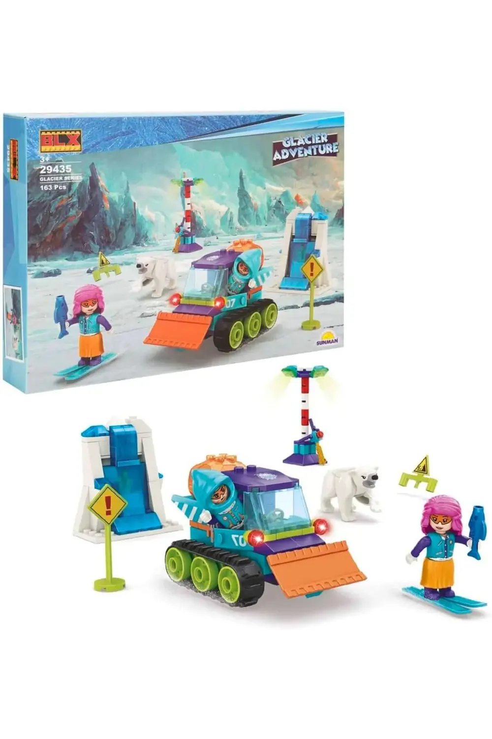 Glacier Adventure Set 2 Figürlü 163 Parça 395519