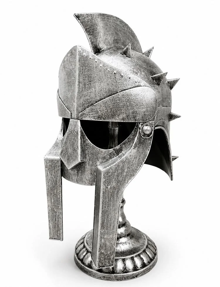 Metal Gladyatör Miğferi Dekoratif Biblo 53x16 cm Metal Gladyatör Miğferi Dekoratif Biblo 53x16 cm