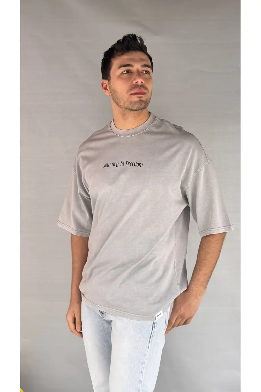 Gladyatör Yıkamalı T-shirt