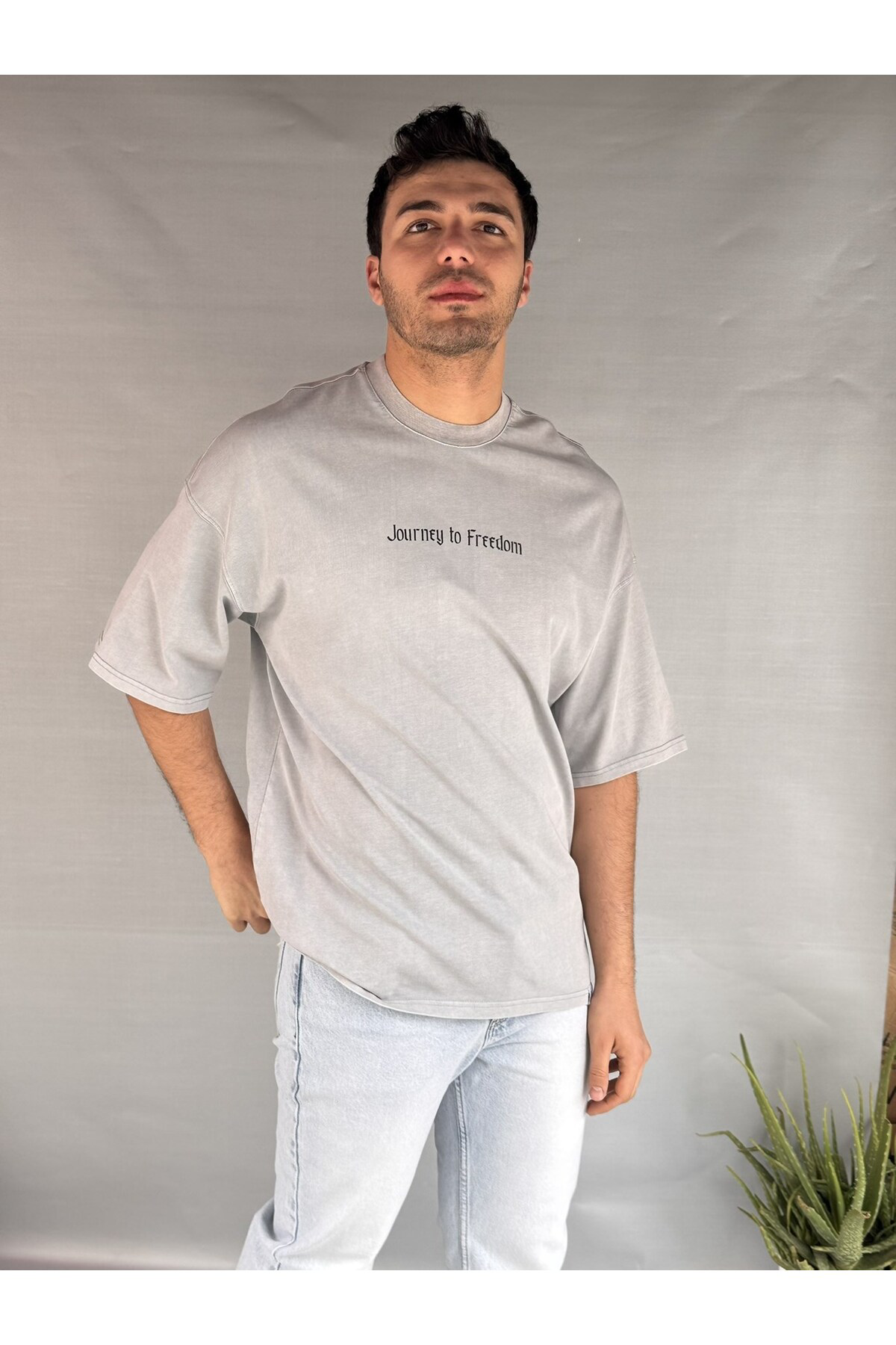 Casualmen32 Gladyatör Yıkamalı T-Shirt