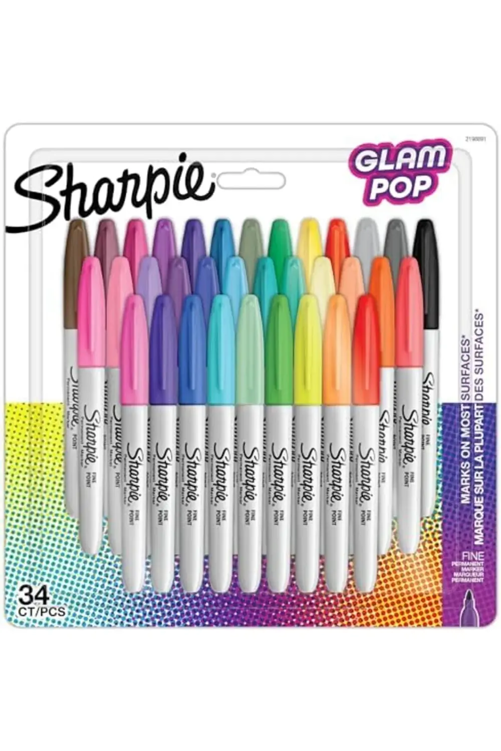 GLAM POP Permanent markör 34lü Bls 1174074