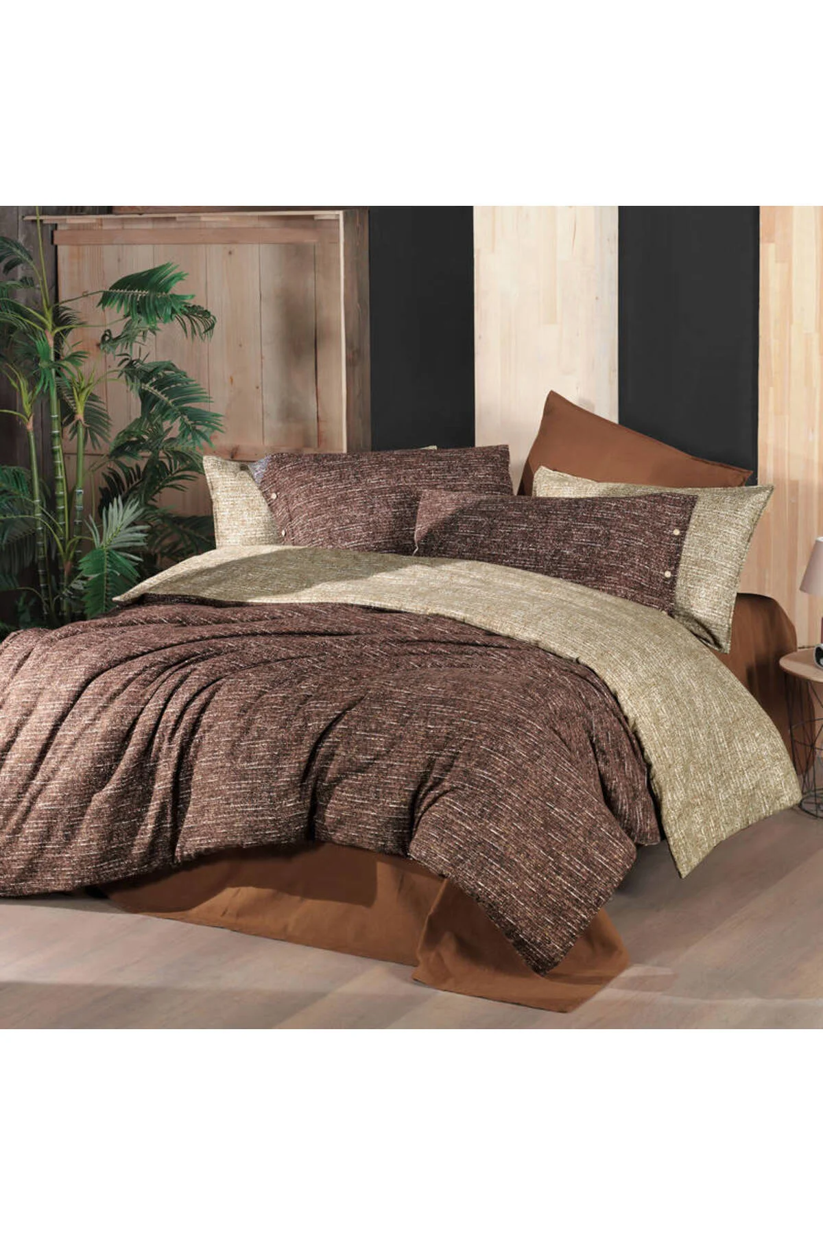 Glamis King Size (Battal Boy) %100 Pamuk Flanel (Pazen) Nevresim 