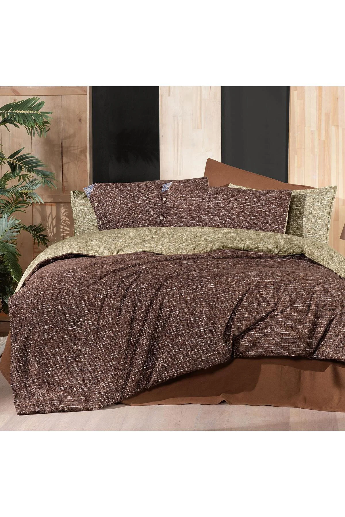 Glamis King Size (Battal Boy) %100 Pamuk Flanel (Pazen) Nevresim 