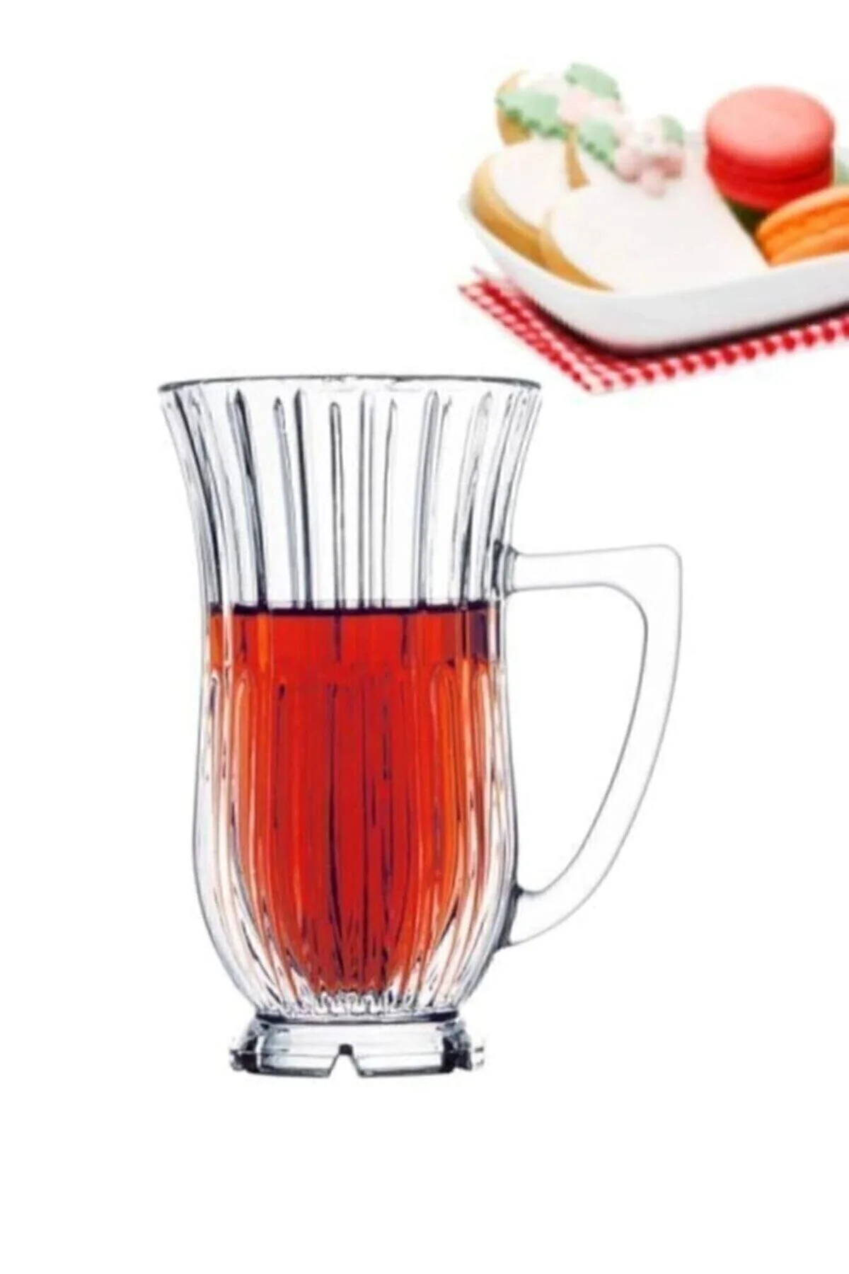 Glamour Ayaklı Çay Bardak - Kulplu Çay Bardağı 6 Lı Cristalline Fiyatı, Yorumları ve Özellikleri