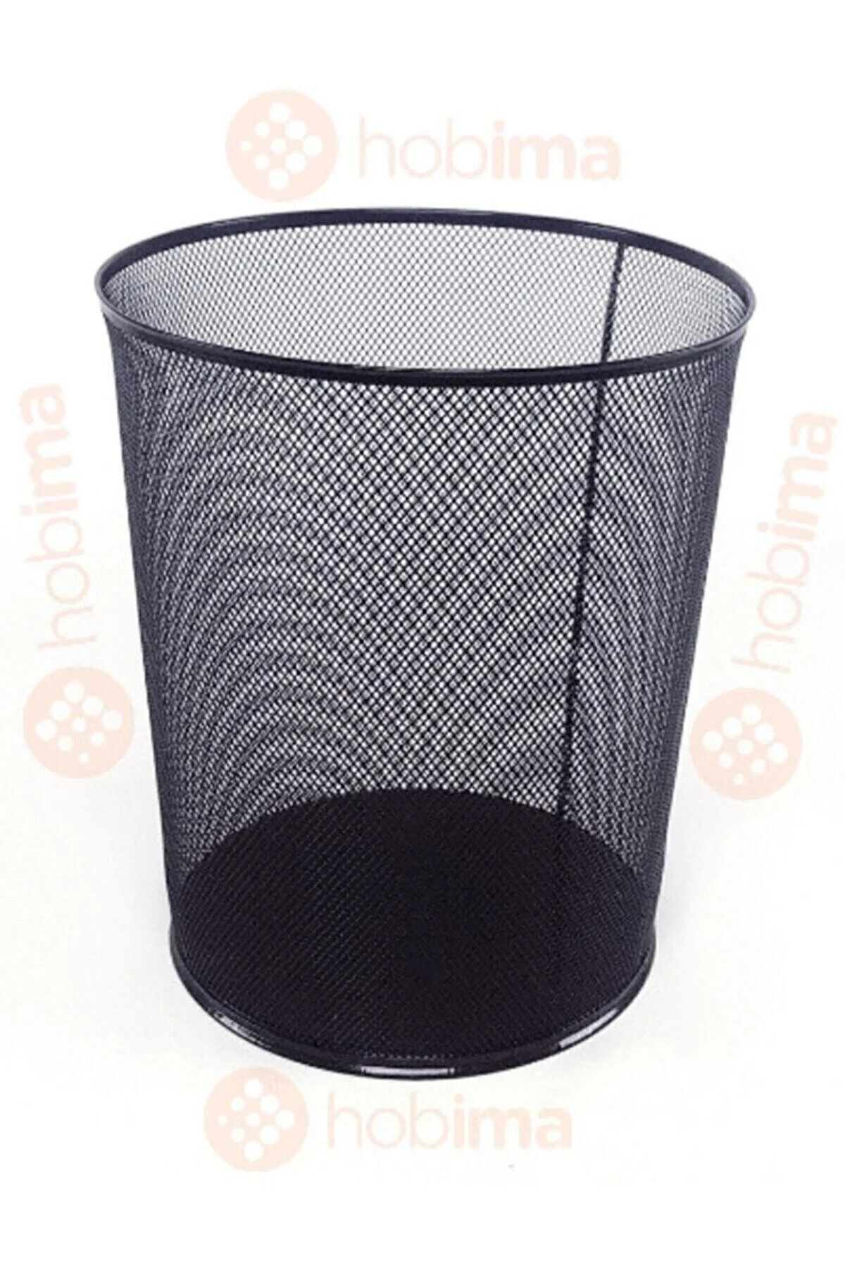 İnox Glance Çöp Kovası File Metal Siyah