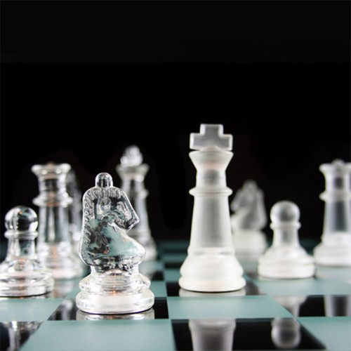 Glass Chess Cam Satranç Takımı (20 cm x 20 cm) Glass Chess Cam Satranç Takımı (20 cm x 20 cm)