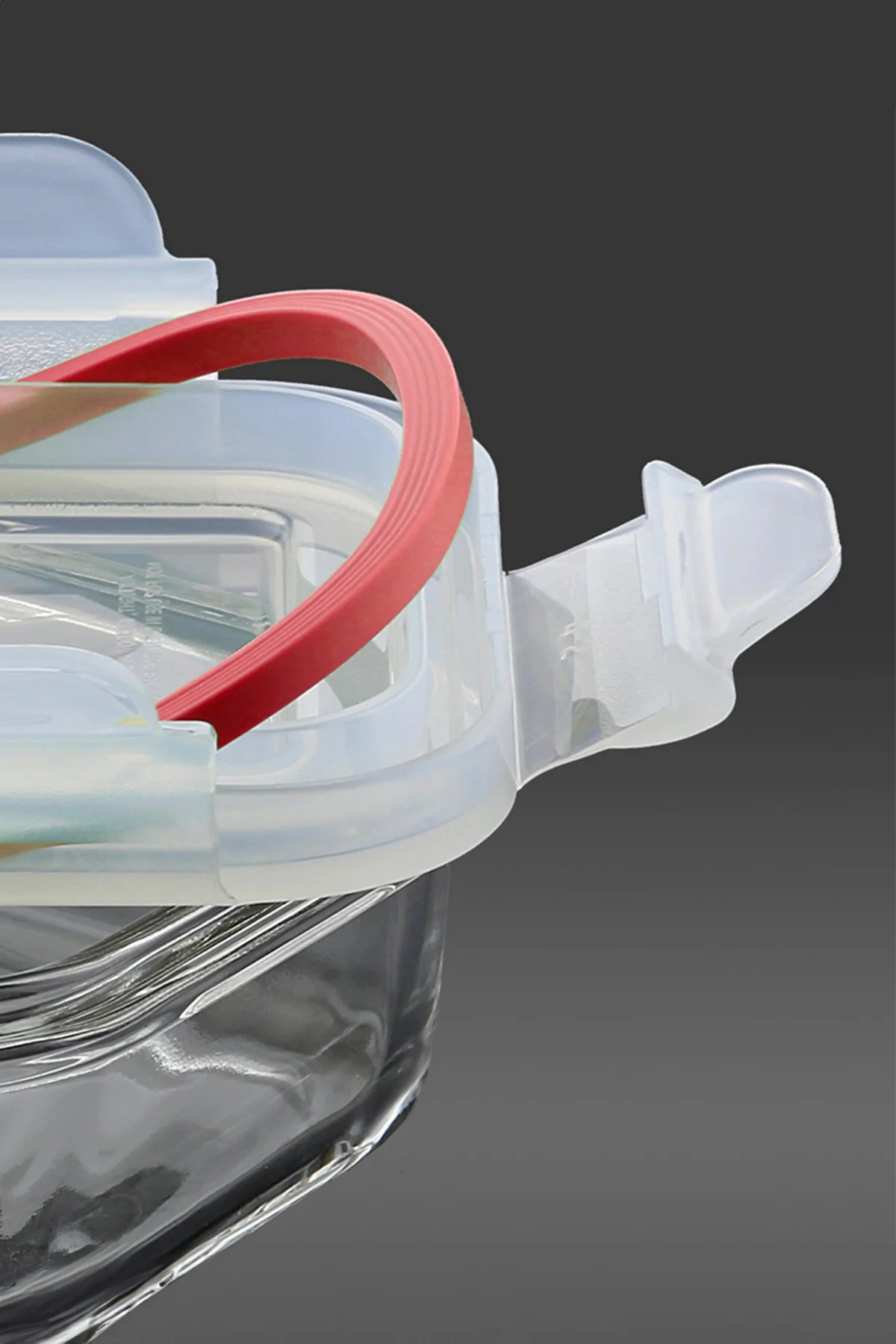 Glasslock Konik Dikdörtgen Cam Saklama Kabı 1700 Ml