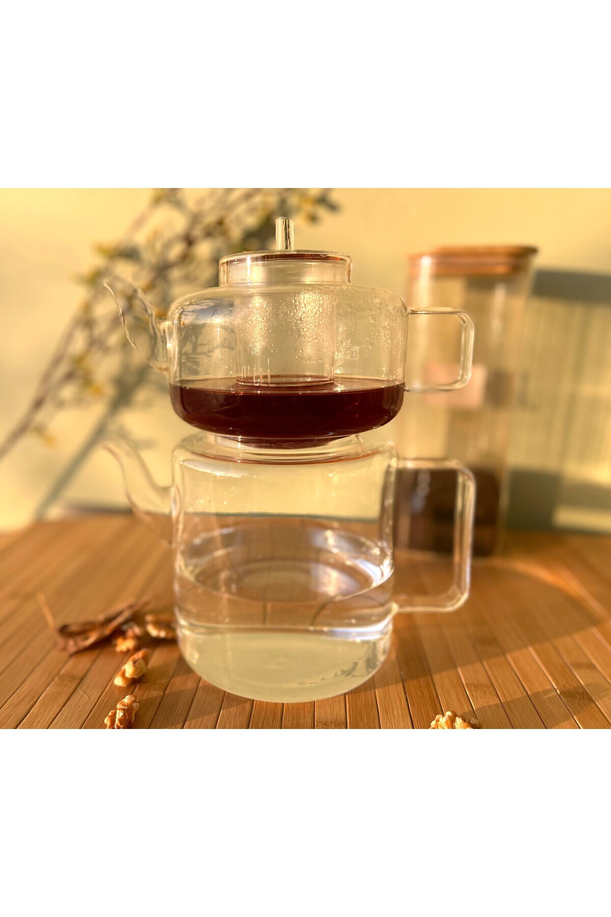 Mutfaksultani Glazea Keyfidem Cam Çaydanlık