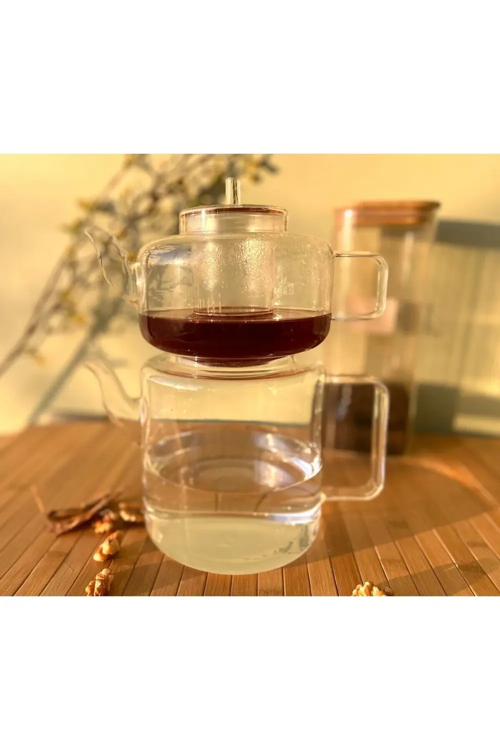 Glazea Keyfidem Cam Çaydanlık