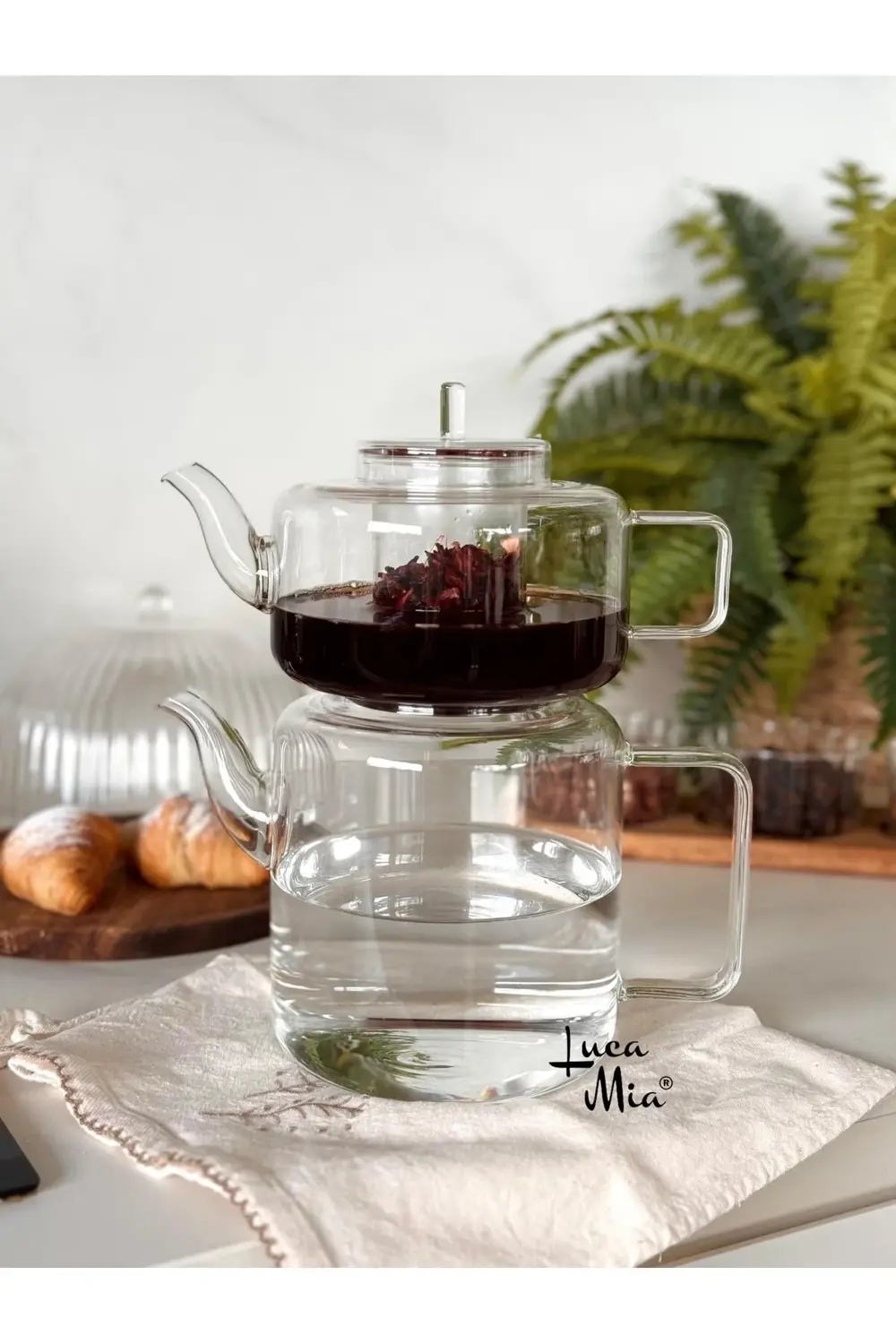 Glazea Keyfidem Cam Çaydanlık