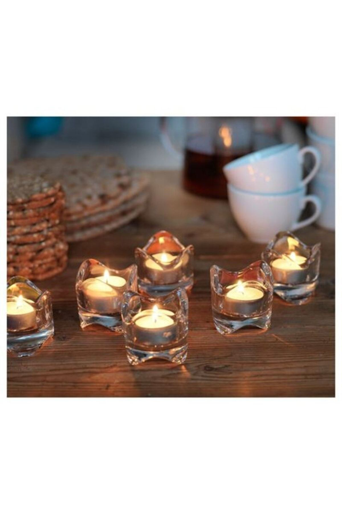 İkea Glimma Tealight Mum 3,8 Cm 100 Adet Beyaz Europestore
