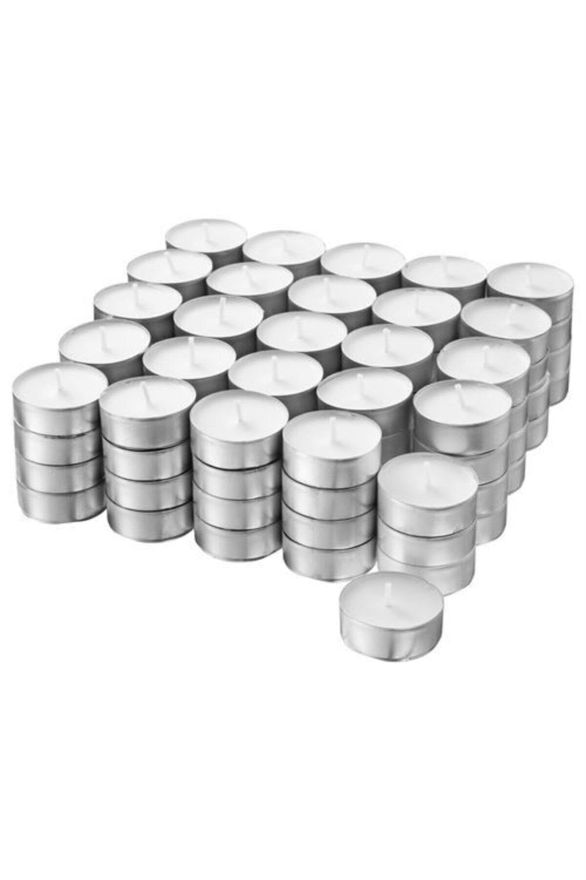 İkea Glimma Tealight Mum 3,8 Cm 100 Adet Beyaz Europestore