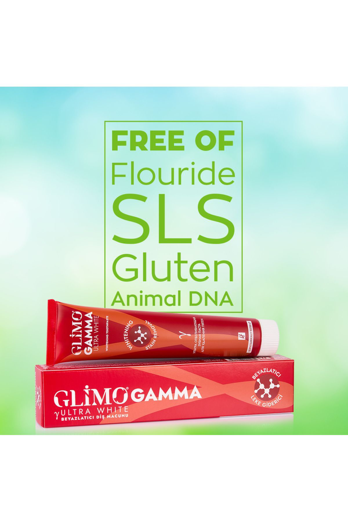 Glimo  Gama Ultra White Beyazlatıcı Diş Macunu 20 Ml