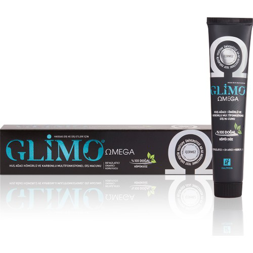 Glimo Omega Beyazlatıcı %100 Doğal Diş Macunu 75 Ml