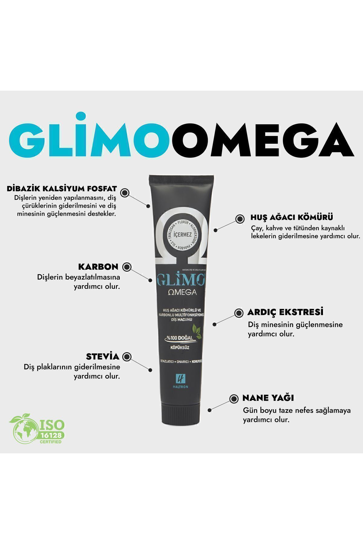 Glimo  Omega Dogal Dis Mac 75Ml