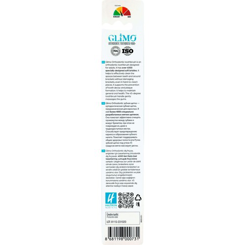 Glimo Orthodontıc Toothbrush 4.000+