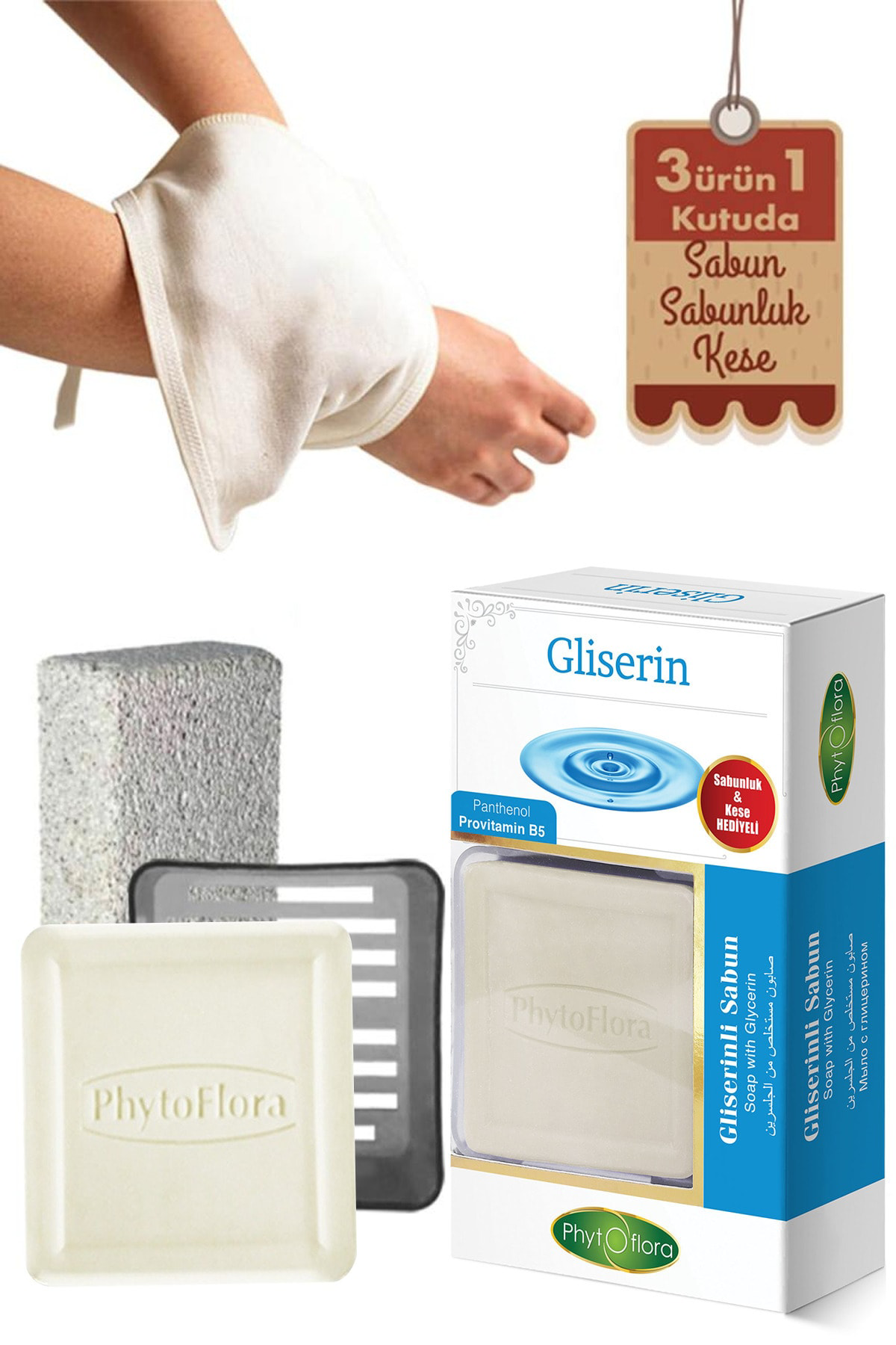 Gliserin Sabunu Ve Banyo Kesesi, Katı Sabunluk