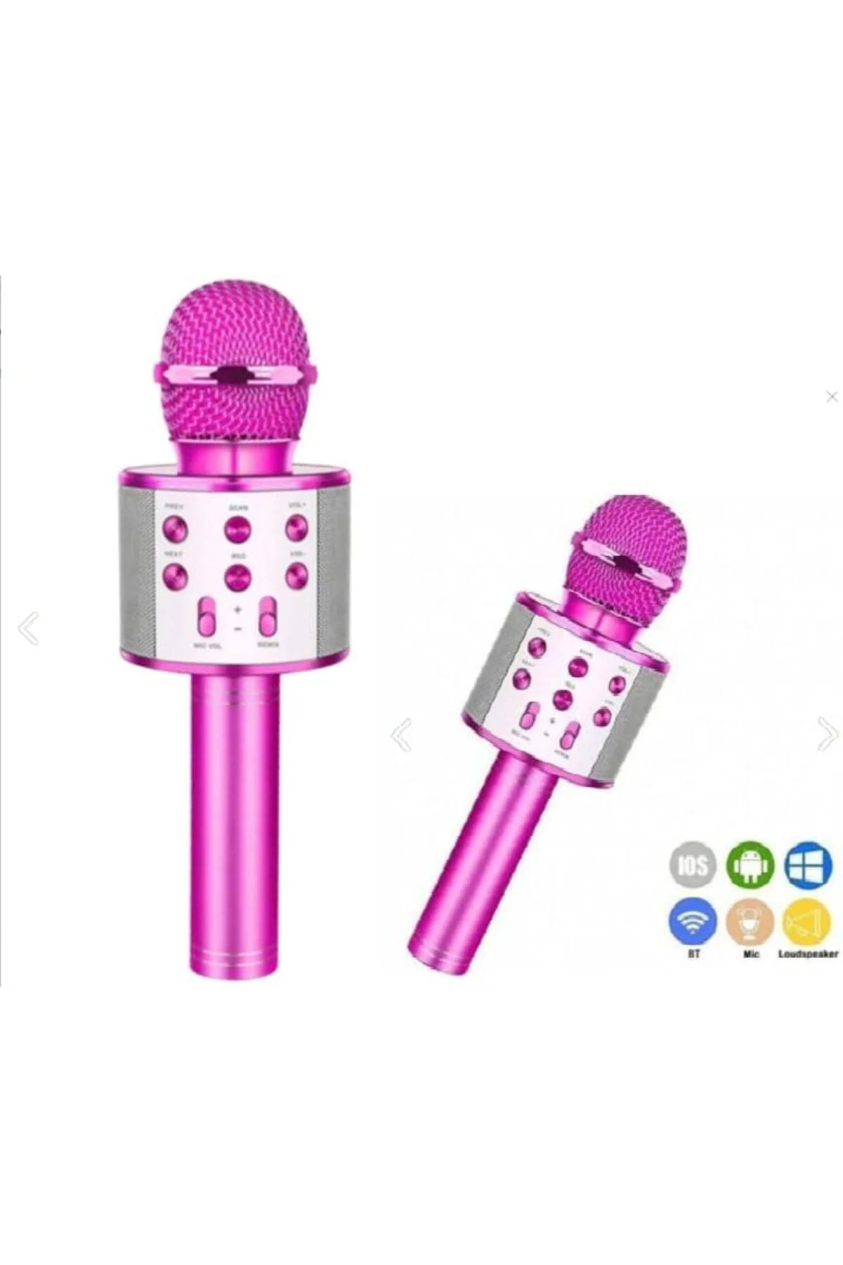 Global UsbA+TF Sd Kart+3.5mm Aux Girişli Bluetooth Karaoke Mikrof