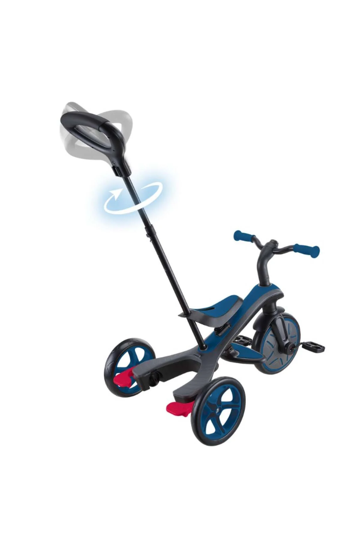 Globber Explorer 4in1 Trike Bisiklet Kraliyet Mavisi