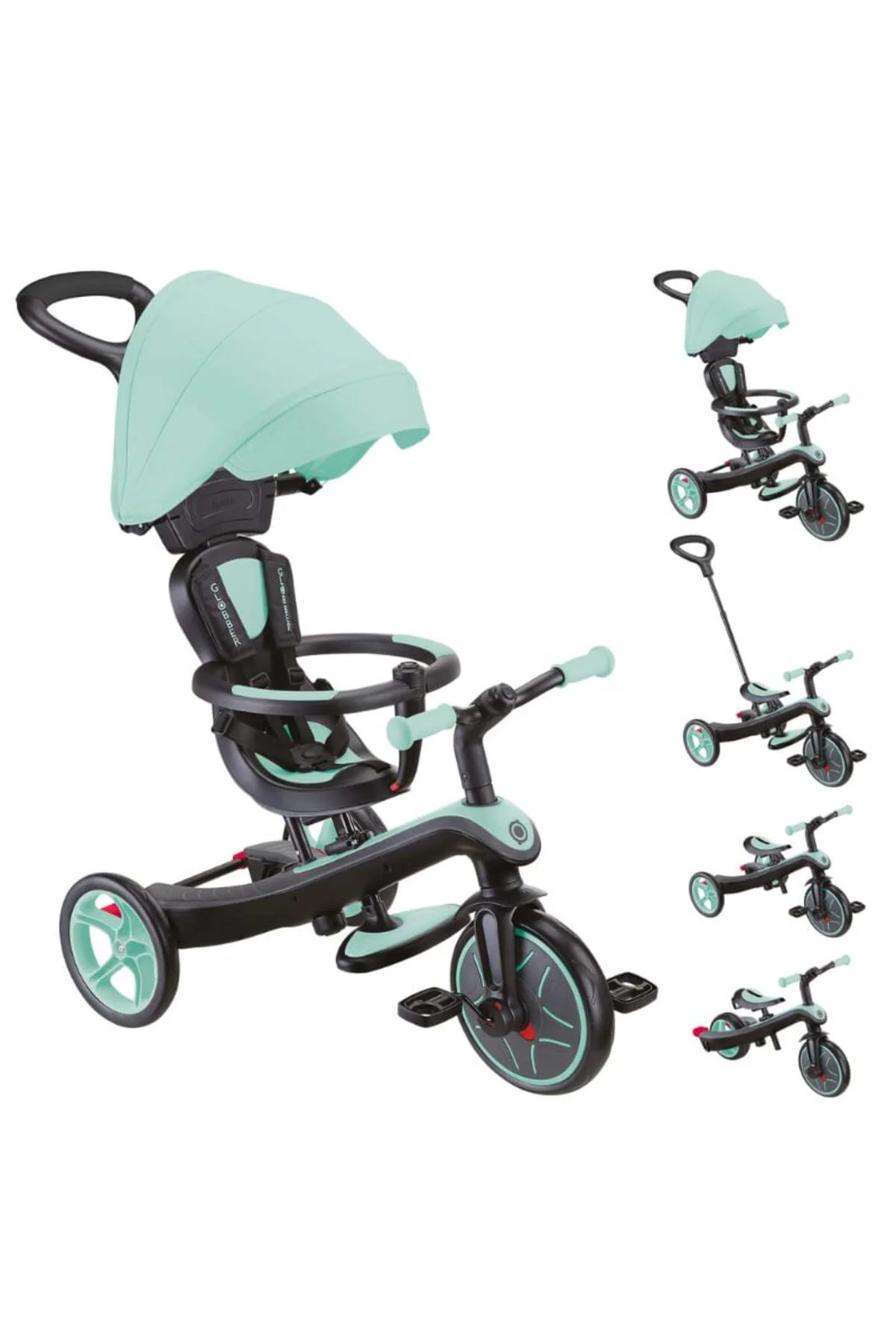 Globber Explorer 4in1 Trike Bisiklet Mint Yeşili