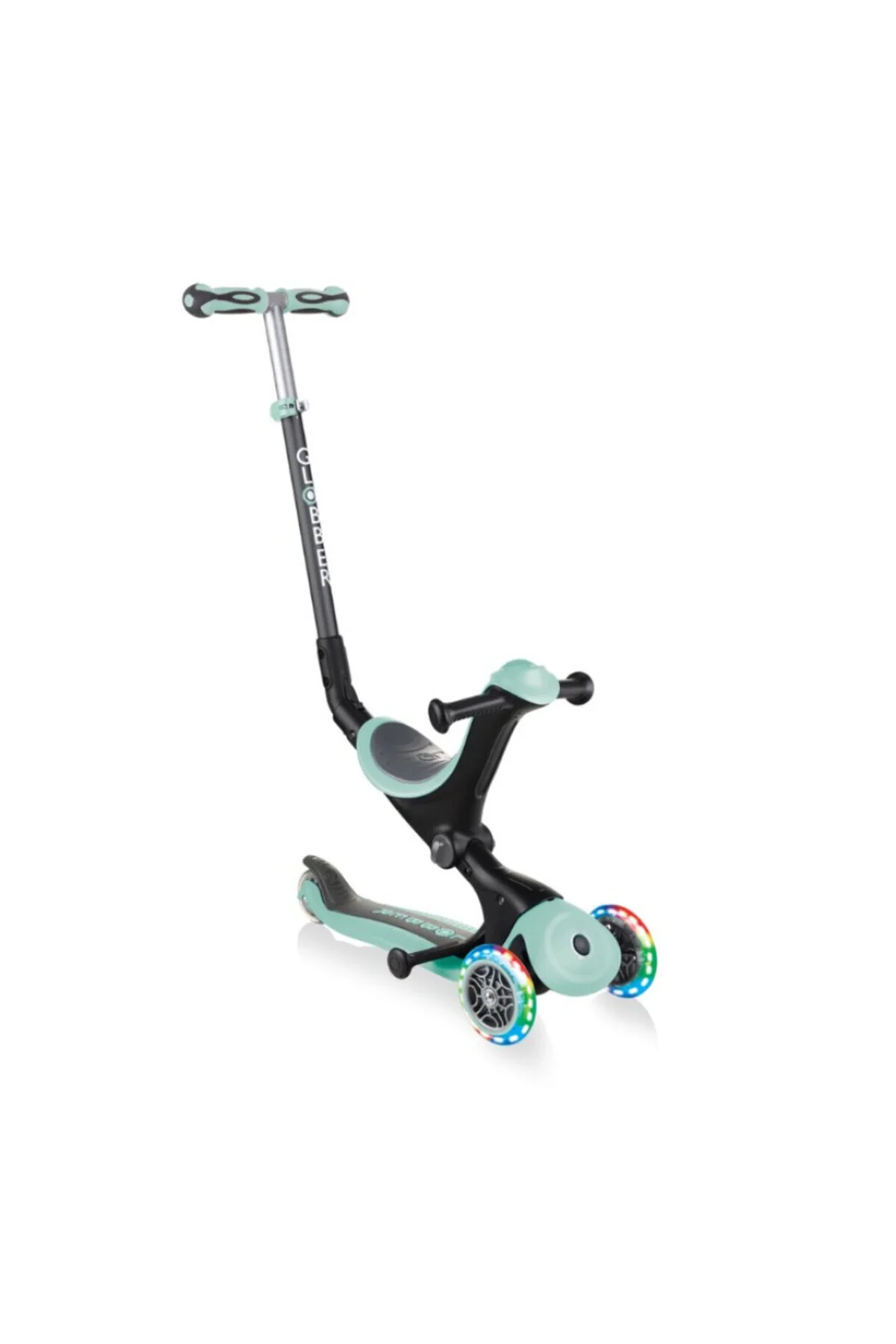 Globber Go Up Deluxe Scooter (Işıklı) Mint Yeşili