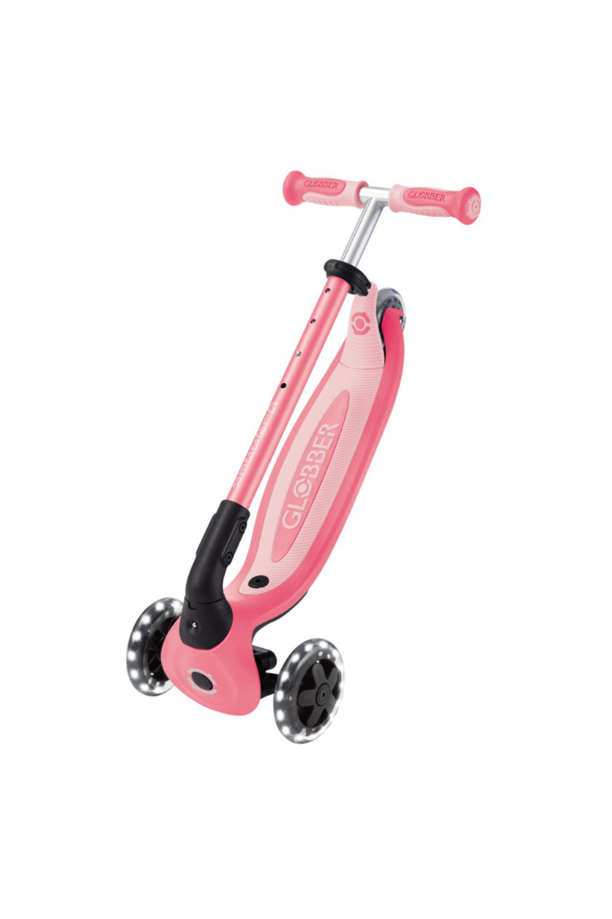 Globber Go Up Baby 360 Işıklı Scooter - Koyu Pastel Pembe