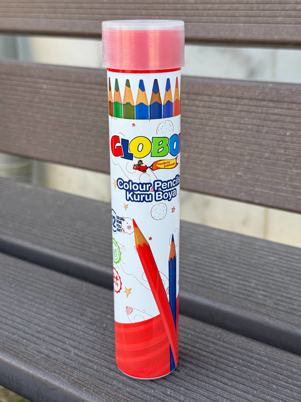 Globox  Metal Tüp Tam Boy Kuru Boya 12 Renk