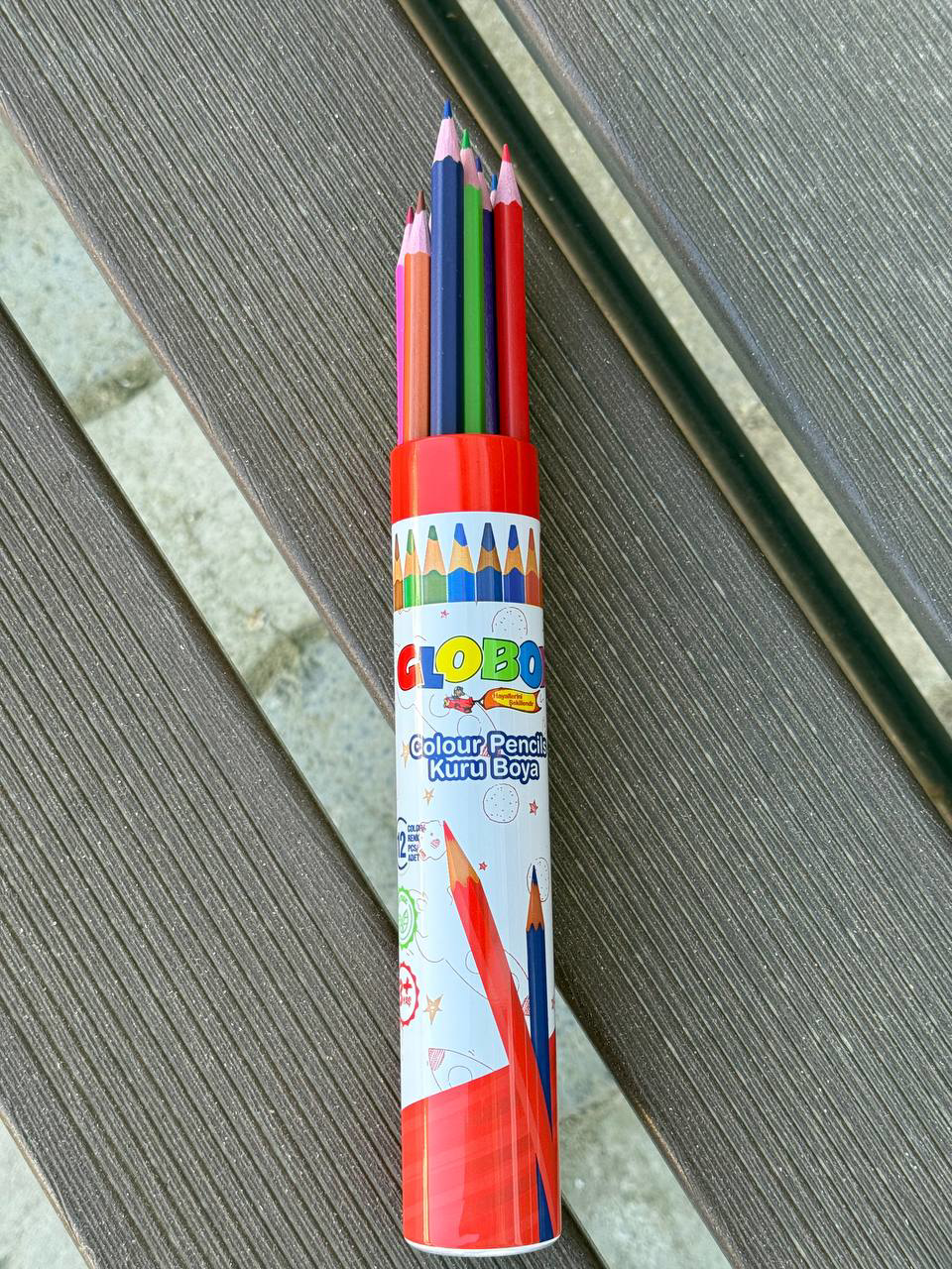 Globox  Metal Tüp Tam Boy Kuru Boya 12 Renk