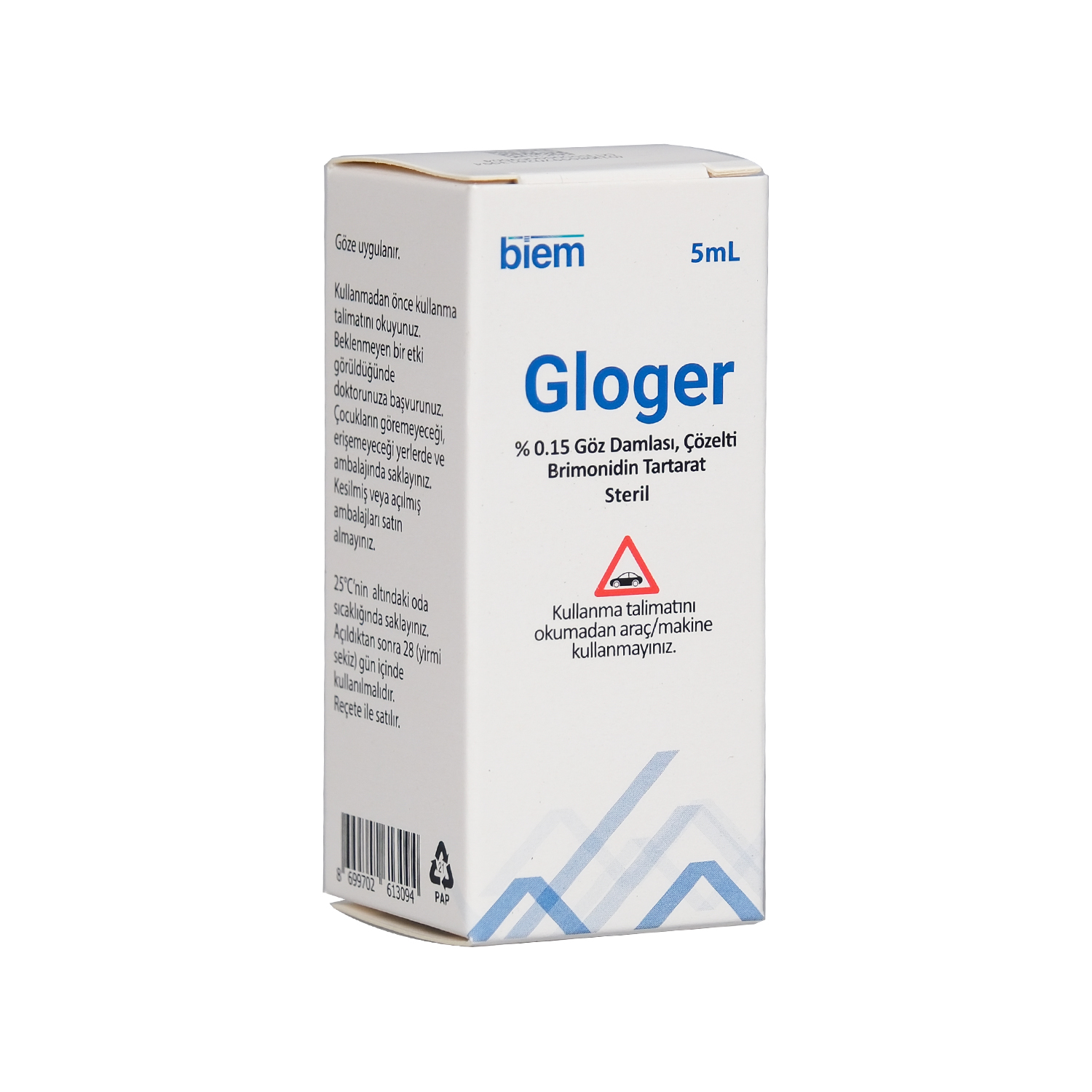 	 İsimsiz Marka: İd 2646545 Gloger Goz Damlası Cozeltı 0,15