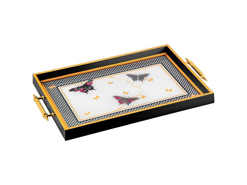 Glore  A08-006 Frame El Geçmeli Tepsi 31X46cm 82533 