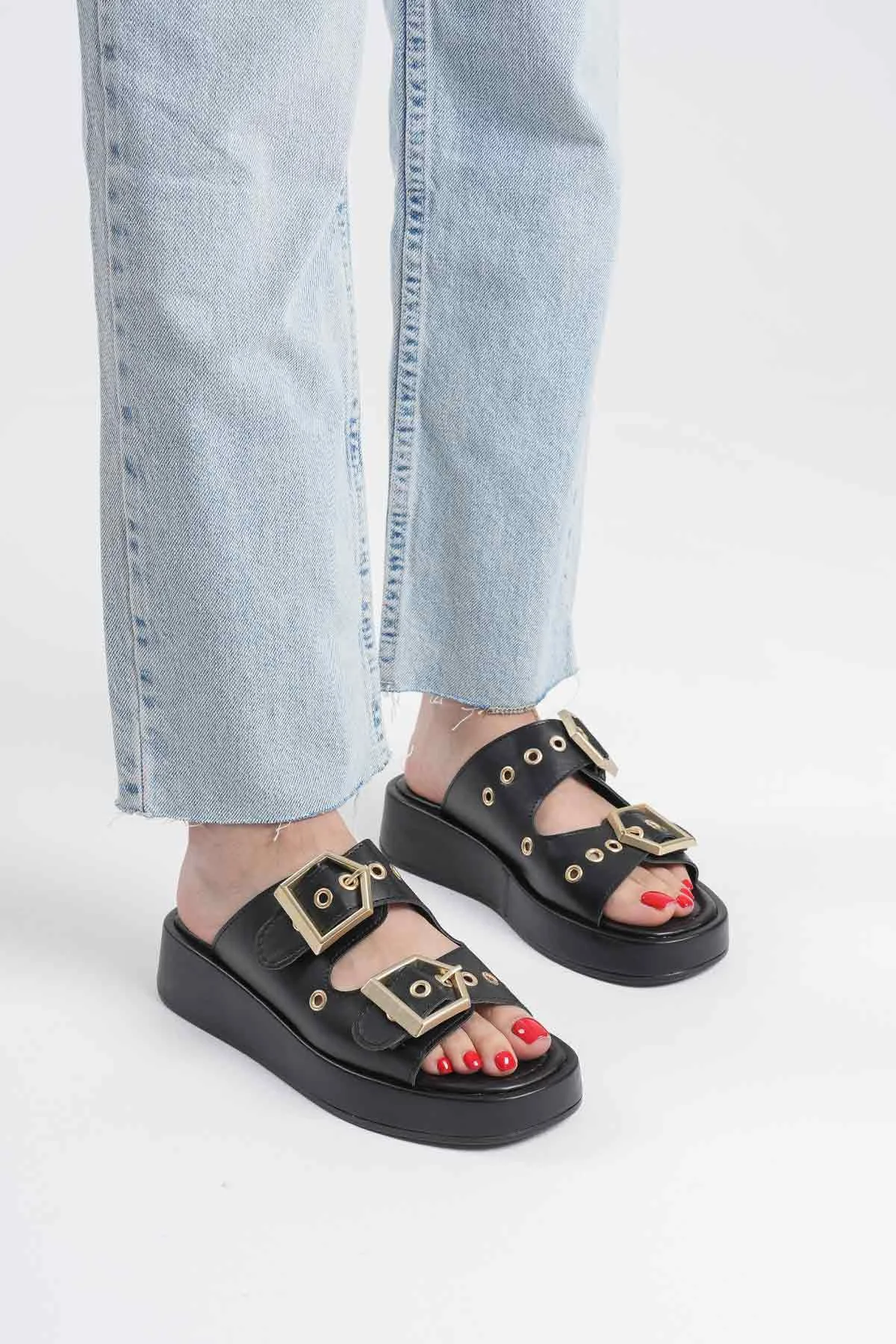 Glos Siyah Cilt Terlik