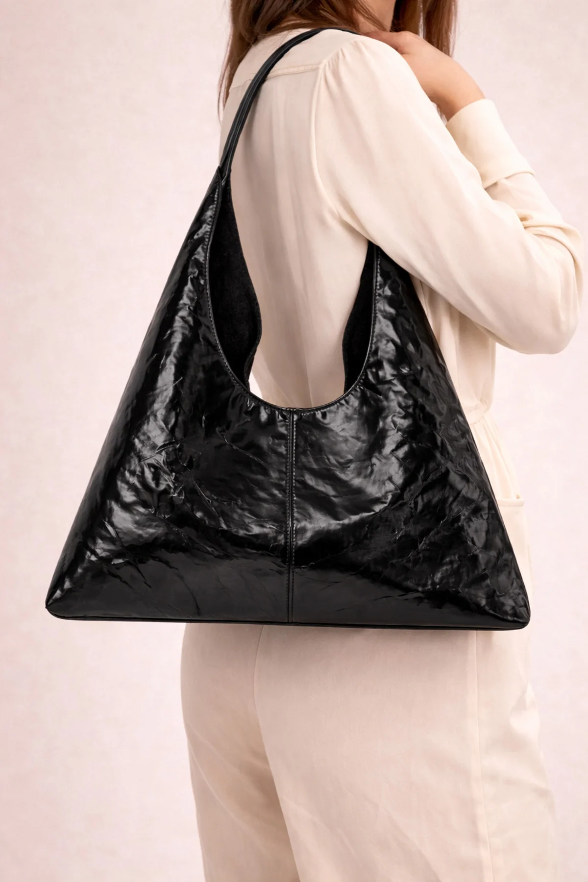 Gloss Hobo Rugan Omuz Çantası