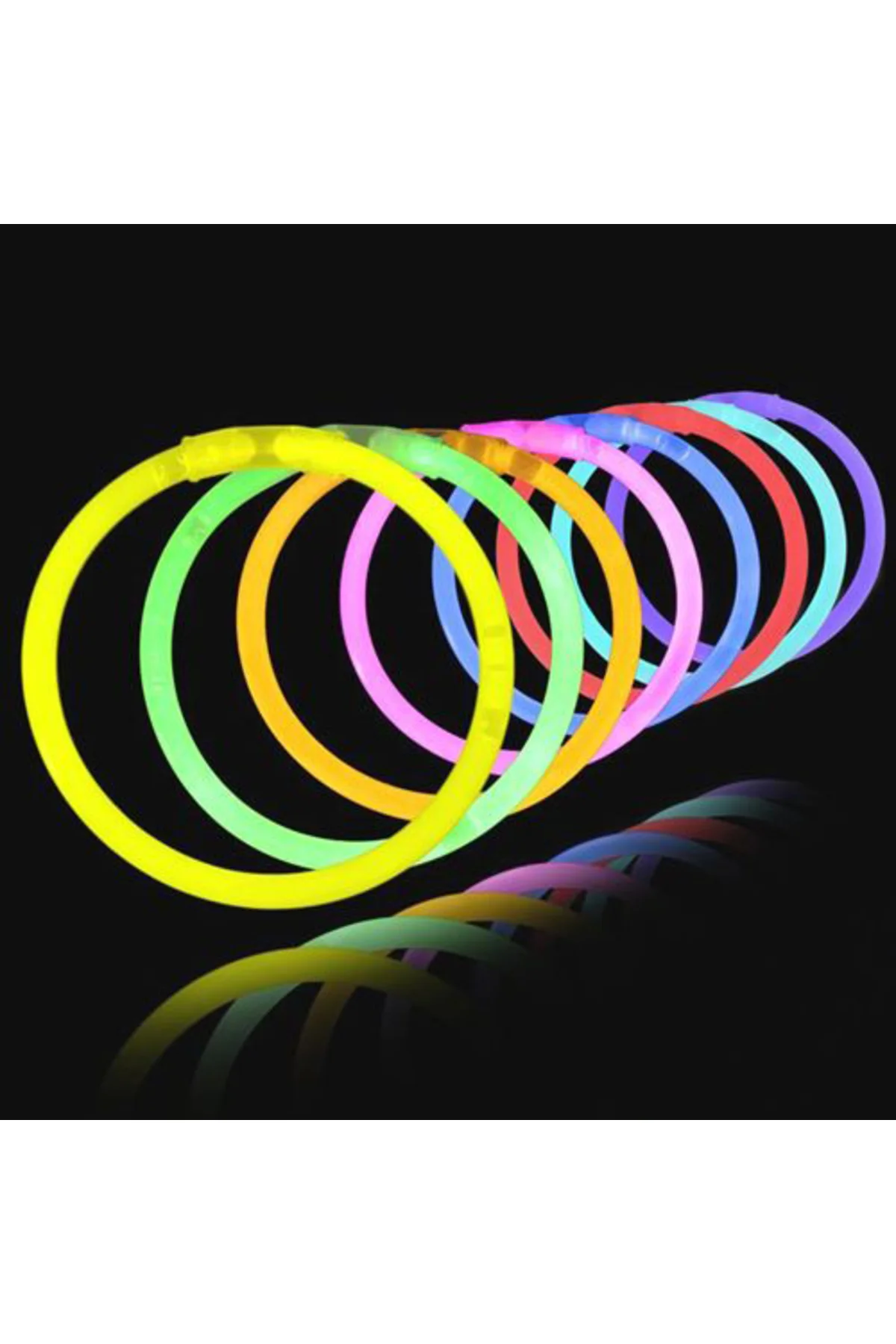 Glow Fosforlu Neon Bileklik 50 Adet GO50604645360 Glow Fosforlu Neon Bileklik 50 Adet GO50604645360