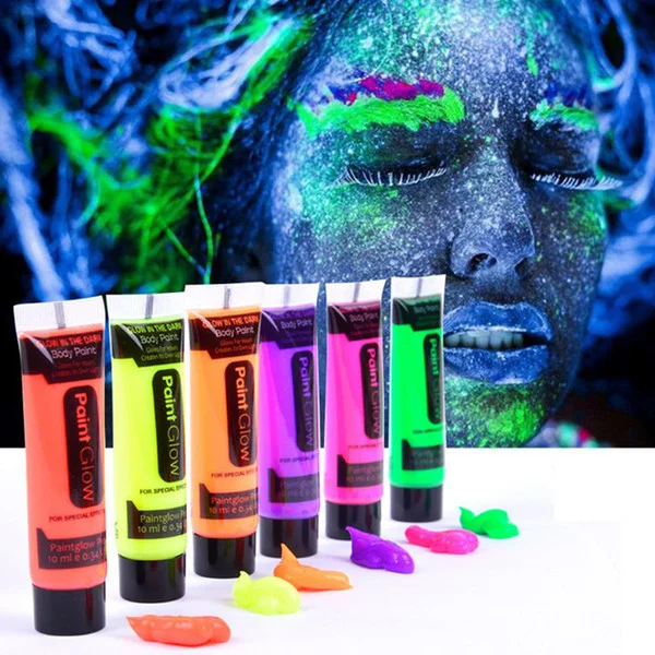 Glow SBoya Fosforlu  Boya 12 Adet