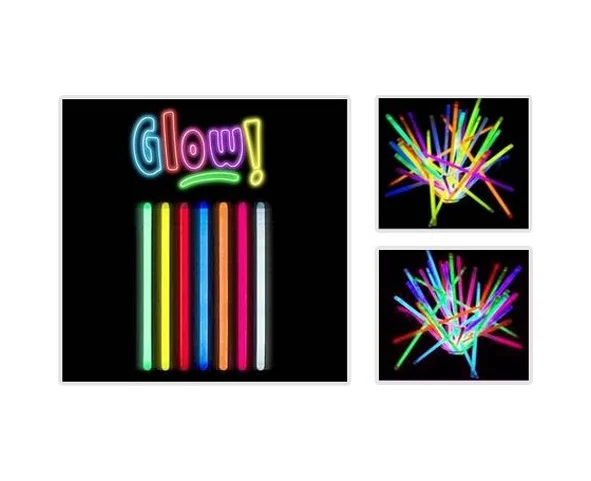 Glow Stick 20cm Fosforlu Kırılan Çubuk 10 Adet Diğer