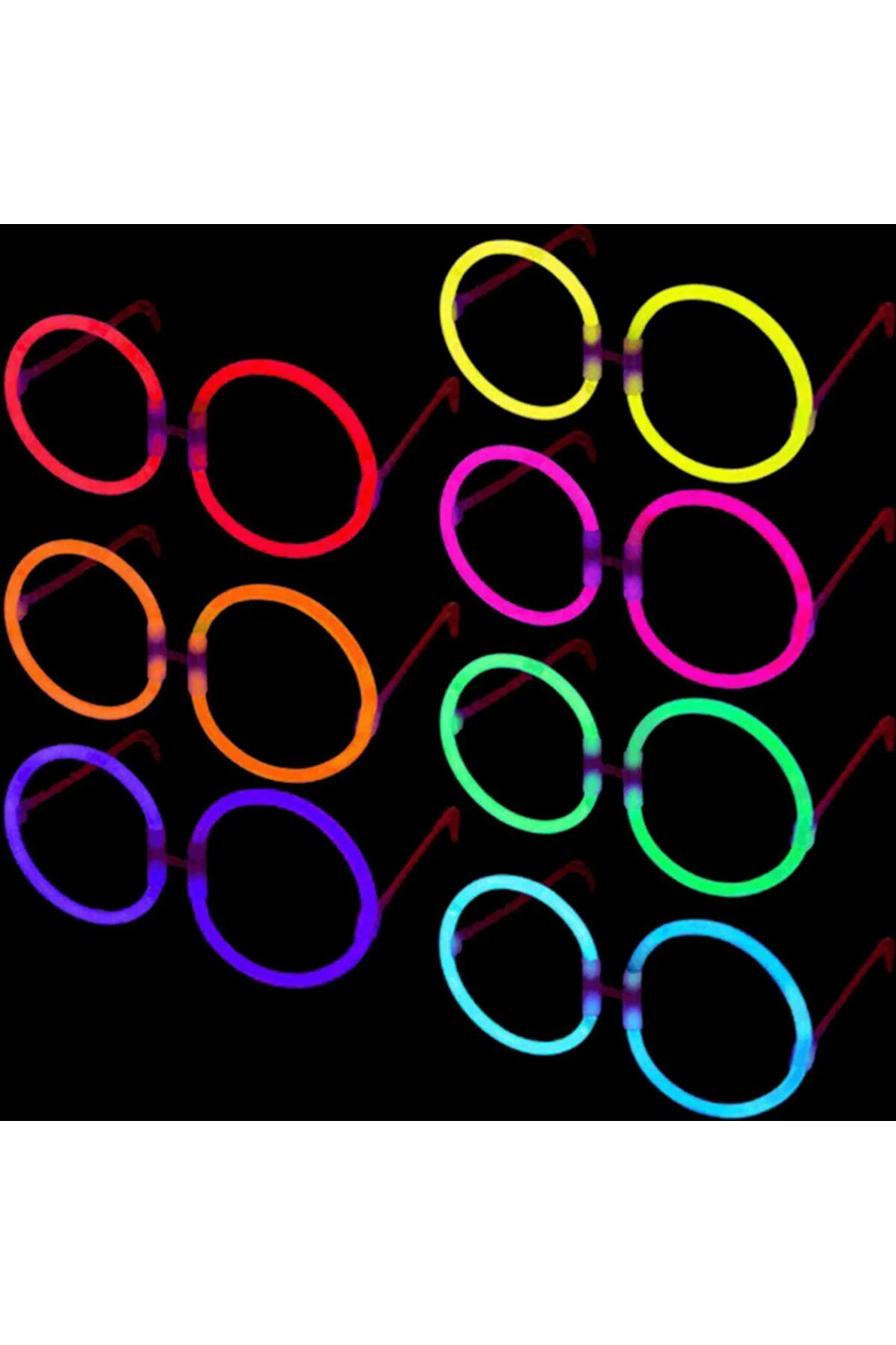 Glow Stick Boya Fosforlu Krem Boya 12 Adet