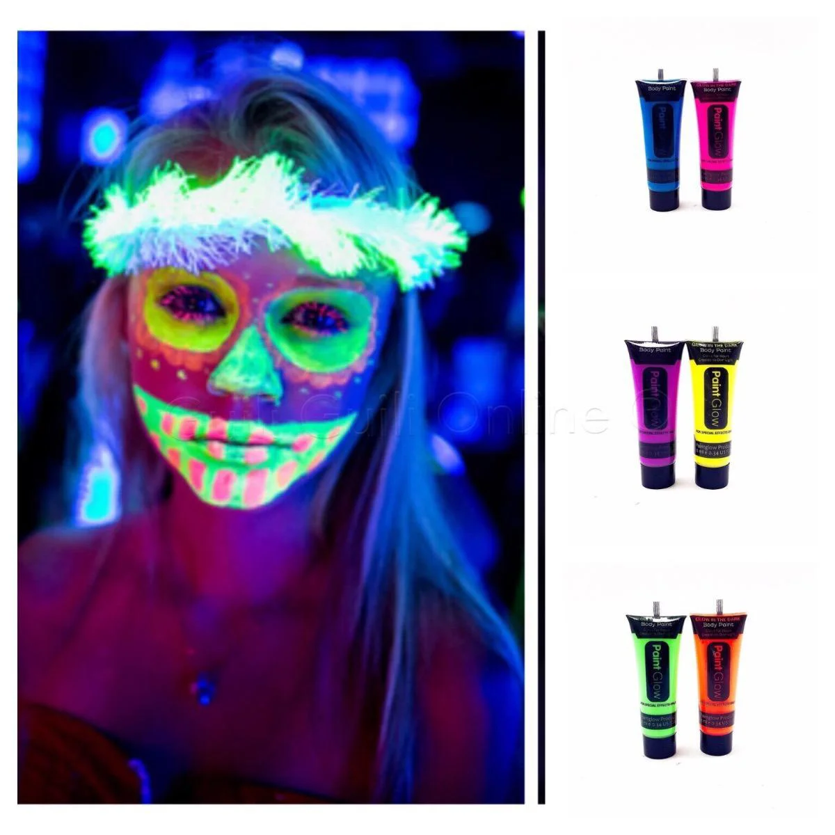 Glow Stick Boya Fosforlu Krem Boya 12 Adet Glow Stick Boya Fosforlu Krem Boya 12 Adet
