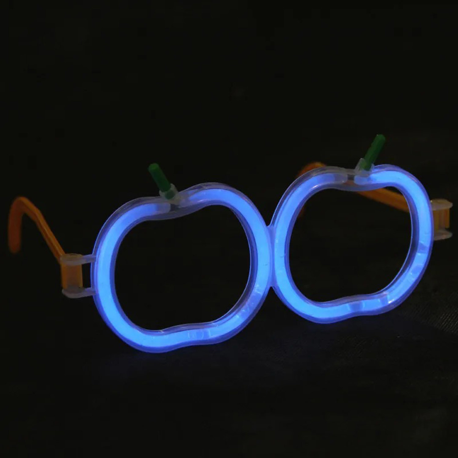 Glow Stick Elma Gözlük - Glow Partisi Gözlüğü - Glow Stick Gözlük