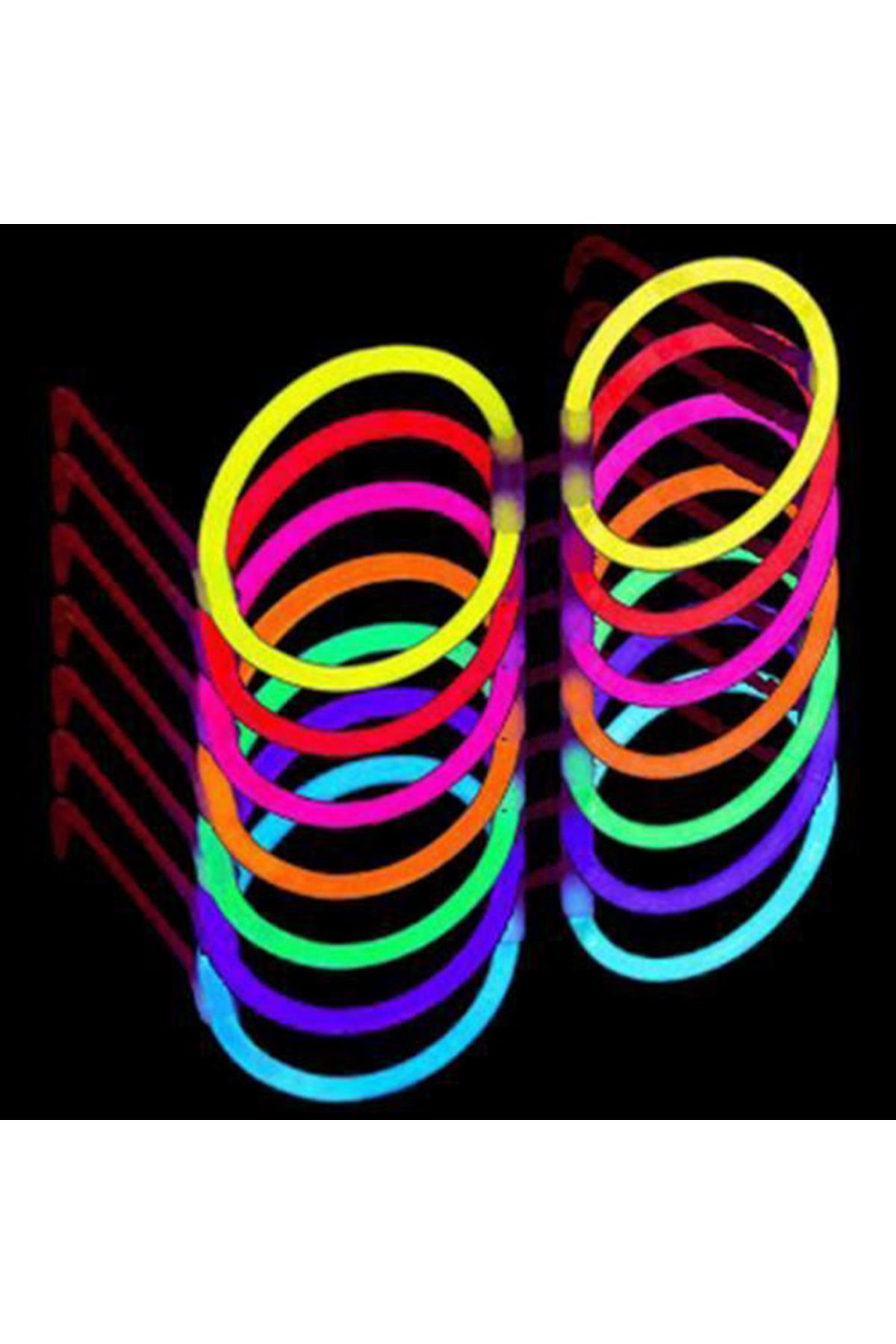 Ok Aksesuar Glow Stick Parti Gözlüğü Glow Partisi Yuvarlak Şekilli Fosforlu G