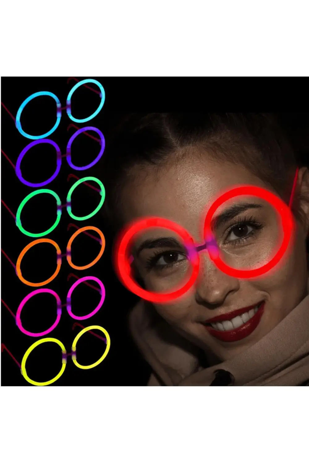 Kanonik Education Glow Stick Yuvarlak Gözlük 12 Adet