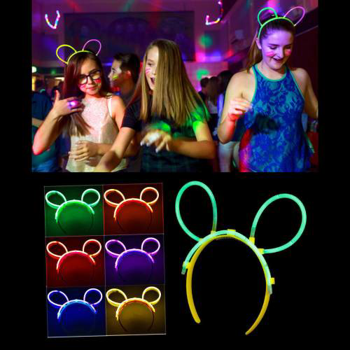 Glow Taç Fosforlu Taç Karışık Renk 12 Adet Glow Taç Fosforlu Taç Karışık Renk 12 Adet